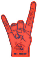 Foam Hands: 23 inch Hook Em Foam Hands
